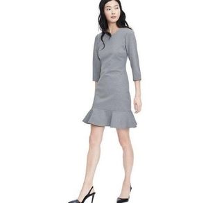 Banana Republic Scuba Flounce Dress Size 14 NWOT & NWT